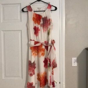 Calvin Klein Floral Flare Dress
